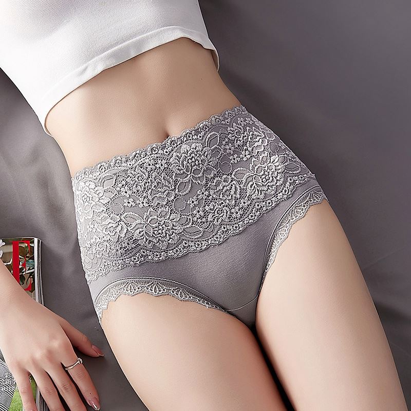 Women's Fairy Design Lace Mid-Rise Breathable Panty (Pack of 4) –
