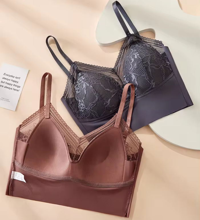 Super Breathable Full Coverage Soft Lace Push Up Premium Quality Bra
