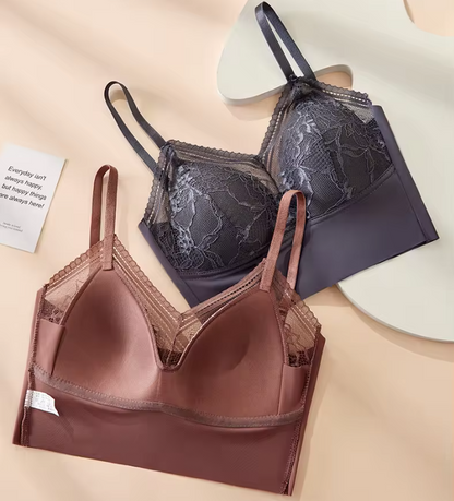 Super Breathable Full Coverage Soft Lace Push Up Premium Quality Bra