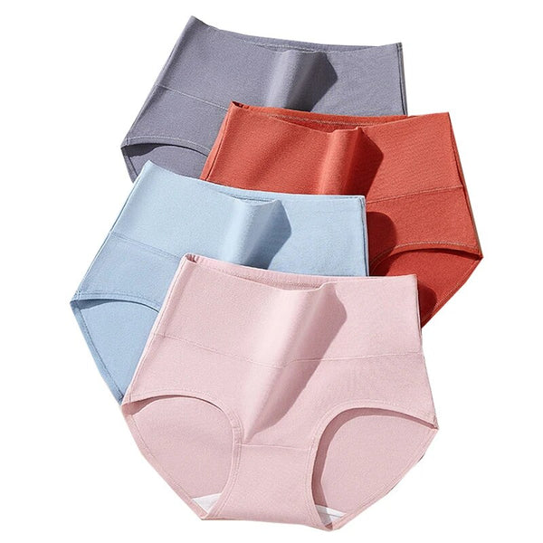 Women's Cotton High Waist Panty - MultiColor