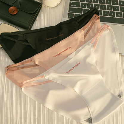 Everyone is Special Sexy Womens Panty Ice Silk Seamless Design | Pack of 3