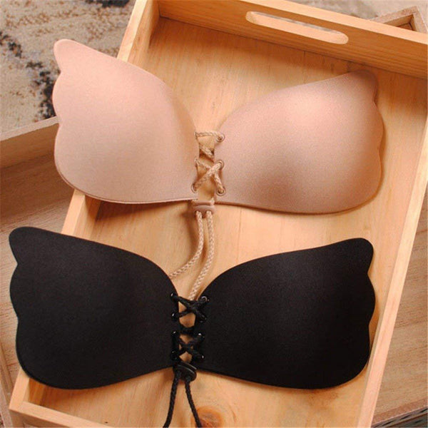 Strapless Silicone Invisible Push-up and Women's Sticky Backless Bra in All Sizes | BUY 1 GET 1 FREE