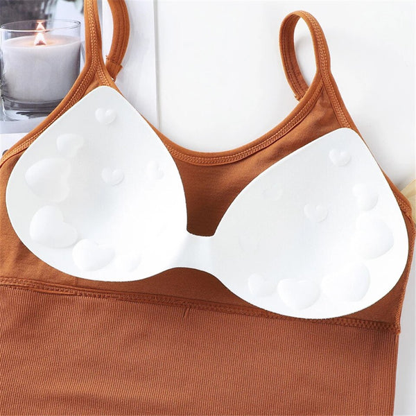 Women Bralette U-shaped Back Padded Bra