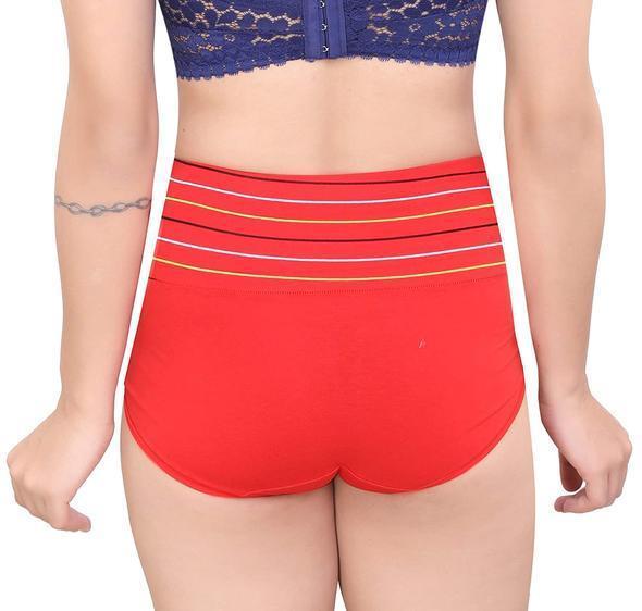 Women High Waist Lining Panty || Multi-colors