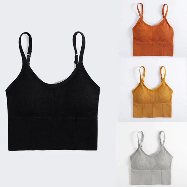 Women Bralette U-shaped Back Padded Bra