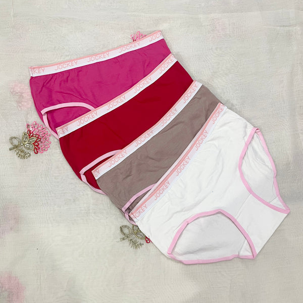 Women's JockeyFashion Plain Panties | Solid Colors | Multicolor