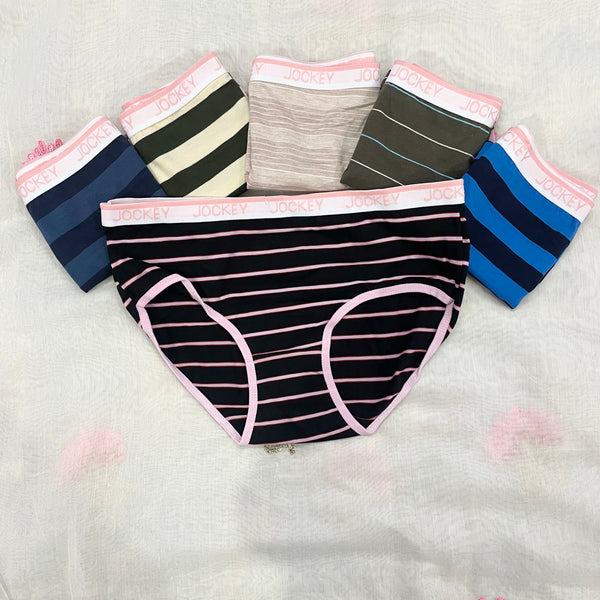 Women's JockeyFashion Stripes Panties | Solid Colors | Multicolor