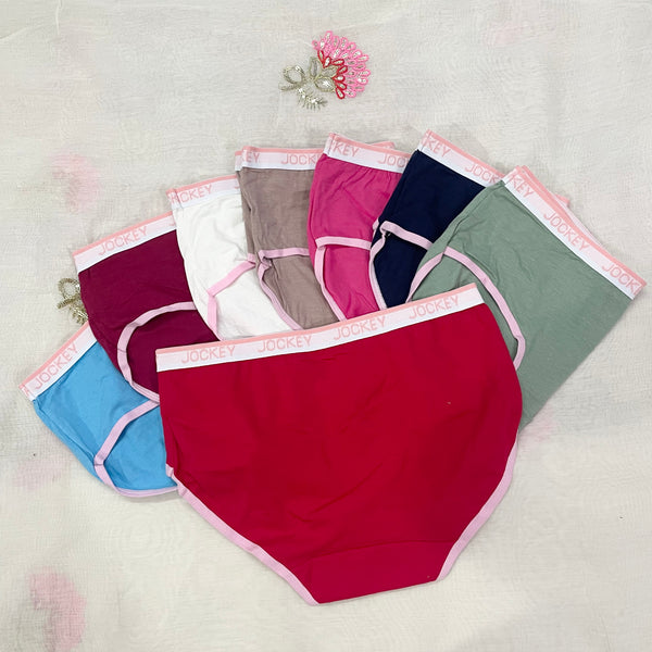 Women's JockeyFashion Plain Panties | Solid Colors | Multicolor